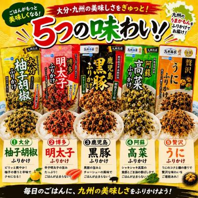 ふるさと納税 玉名市 九州各地　名産ふりかけ5種セット!(玉名市) |  | 01