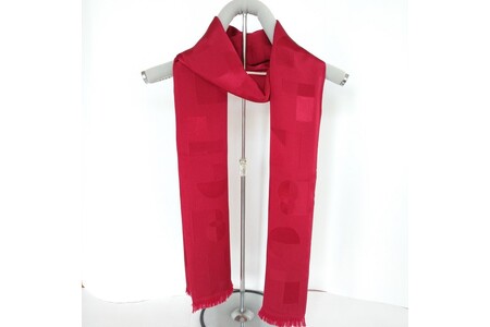 丹後ちりめん シルク・ストール（ワインレッド）/還暦祝い用