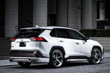 M'z SPEED [トヨタ 50系 RAV4]ラヴライン フロントグリル (AES製) ソナー無車用【つや消しブラック仕様】2411-4710_4139-2