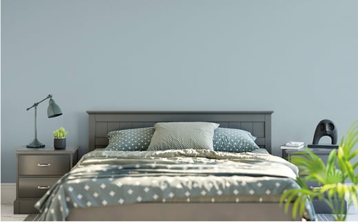 ＜グレイブルー＞貼ってはがせる壁紙＜無地＞ 1枚入1本 45×2.5サイズ | 埼玉県 草加市 賃貸でも使える DIY イメージ シンプル 模様替え 部屋 インテリア 一人暮らし 壁紙 家具 白 シンプル かわいい 一人暮らし 生活用品 生活  寝室