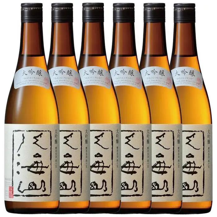 日本酒 八海山 大吟醸 45%精米 720ml×6本【八海山 大吟醸 四合瓶 6本 セット 日本酒 720ml 新潟 地酒 厳選 晩酌 熱燗 お酒 酒 さけ お中元 お歳暮 贈答】