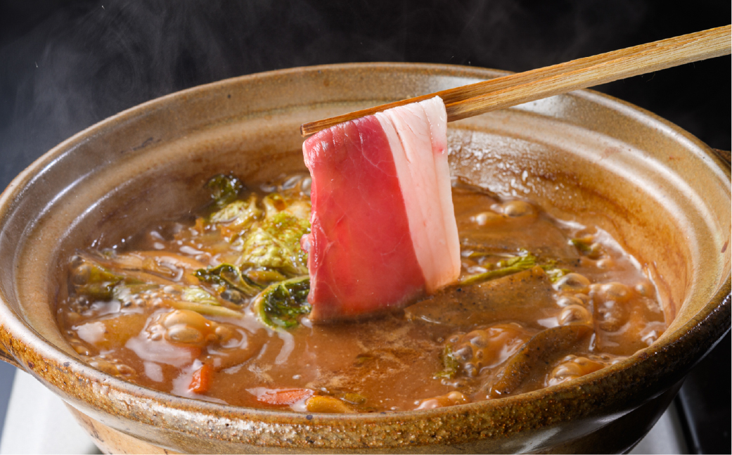 【2025年11月より順次発送】丹波篠山名物”ぼたん鍋”発祥の宿「近又」謹製 ぼたん鍋セット2人前 冬の贅沢、滋味深いぼたん鍋で身も心も温まろう!