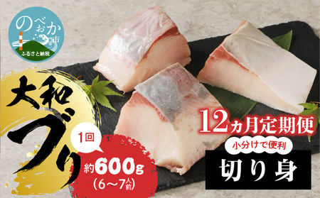 大和ブリの切り身　12ヶ月定期便 N072-YG0256