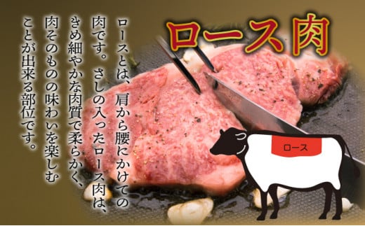 <2025年12月発送分>宮崎牛ロースステーキ 200g×2枚 合計400g