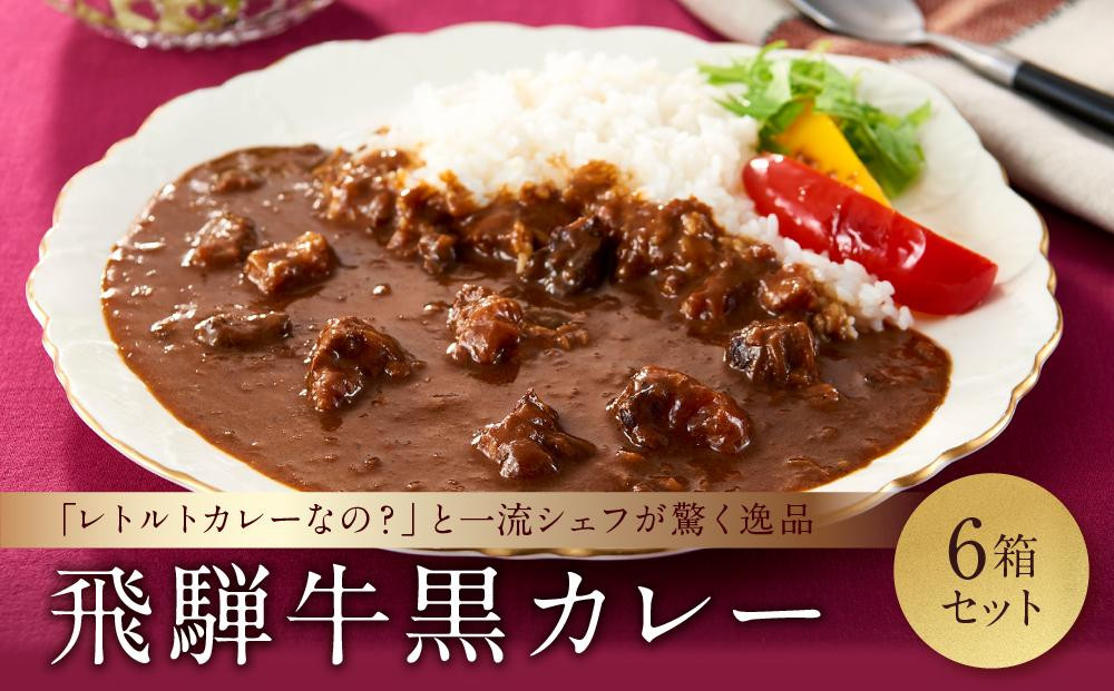 
            喜八郎謹製 リッチなコクの飛騨牛黒カレー（230g×6箱）| 焙煎スパイス薫る レトルト カレー 黒カレー 飛騨牛 スパイス 食品 山一商事 EN003
          