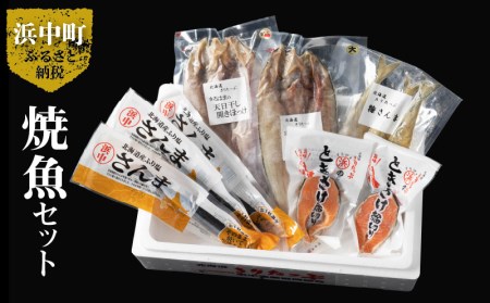 【北海道浜中町産】焼き魚4種セット　北海道 浜中町産 焼き魚 4種セット 詰め合わせ ときさけ 天日干し 開き 特大 糠さんま BBQ おかず おつまみ ご飯のお供 魚介 海産物 干物 海の恵み 海の幸 真ほっけ 春鮭 お土産 手土産 差し入れ 人気 おすすめ お取り寄せ グルメ 送料無料_H0001-027