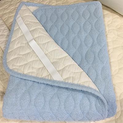 ふるさと納税 泉大津市 パイル綿100%　スーパーパイル　敷パッド　セミダブル　ブルー |  | 01