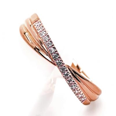 ふるさと納税 笛吹市 K18PGダイヤモンドリング　0.07CT　R3974DI-R　#19 |  | 01