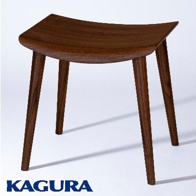 ふるさと納税 常陸大宮市 【家具蔵】スツールセレ ウォールナット材