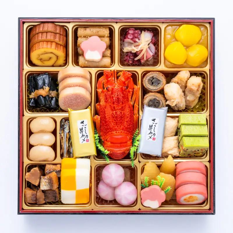 千賀屋謹製 2027年 迎春おせち料理「福寿千」和風三段重 4～5人前 全61品 冷蔵 おせち料理[035S05]