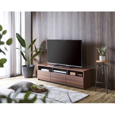 ふるさと納税 大川市 テレビボード　150cm幅　リノア　ブラウン木目