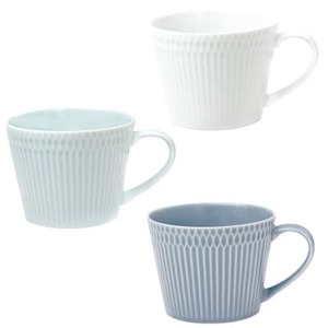 【2枚SET】美濃焼 さざなみ マグカップ ホワイト 370cc 小田陶器【1405472】