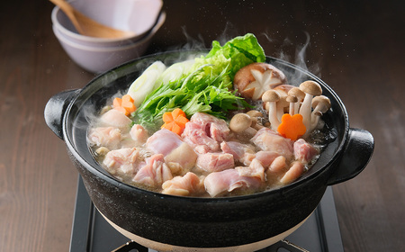 No.1065 朝引き鶏の水炊きset2～3人前/鍋 スープ 鍋セット 鶏肉 モモ肉