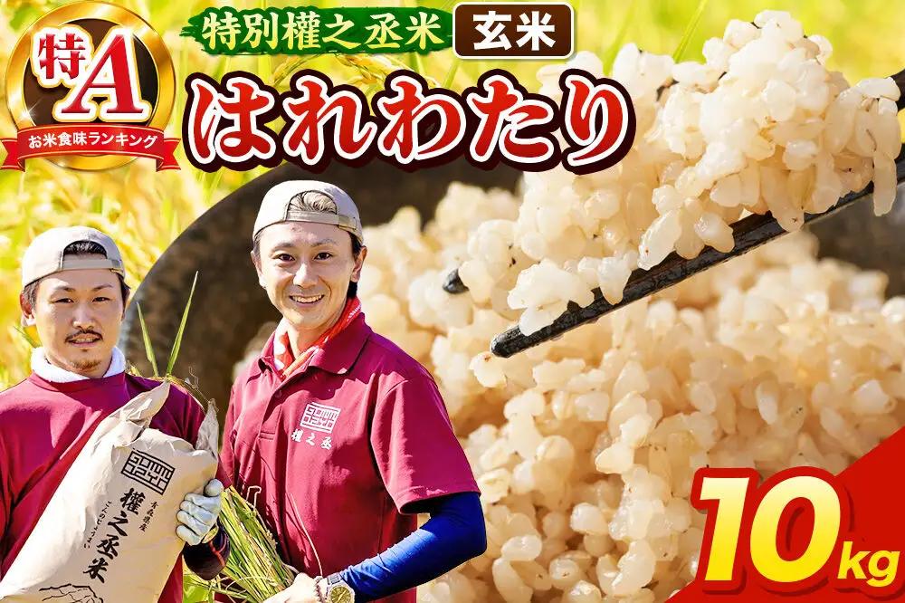 はれわたり 10kg［玄米］特A 特別權之丞米 青森県産 令和7年産