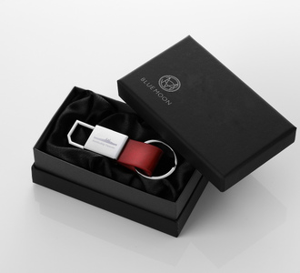 戦艦大和牛革キーホルダー／レッド ku186-045-r