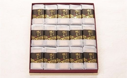 「森八」お手作り最中 城の石15個入  石川 金沢 加賀百万石 加賀 百万石 北陸 北陸復興 北陸支援