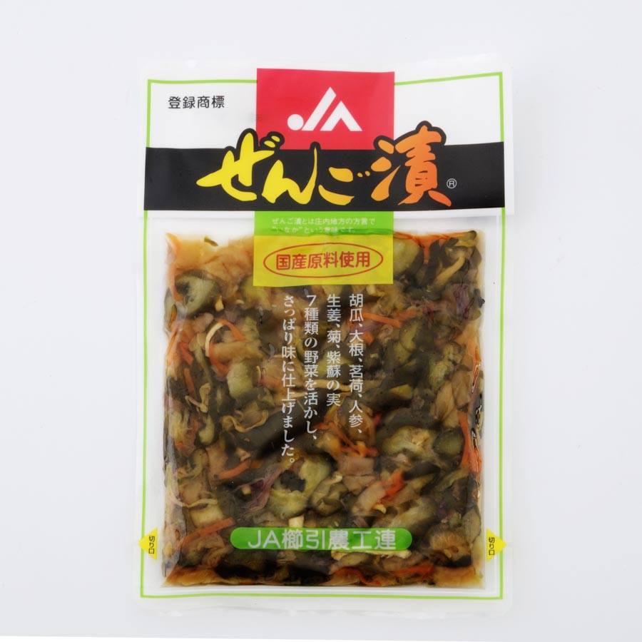 ＜JA櫛引農工連＞ぜんご漬 110g×10袋