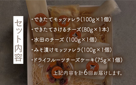 【6回定期便】うれしのフレッシュチーズ5種セット【ナカシマファーム】[NAJ102] チーズ ナカシマファーム チーズ 酪農家の手作りチーズ てづくりチーズ 人気チーズ おすすめチーズ  モッツァレラ