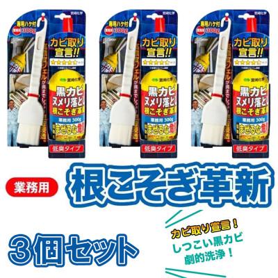 ふるさと納税 南丹市 根こそぎ革新×3個セット　カビ取り宣言!しつこい黒カビ劇的洗浄【株式会社宮崎化学】