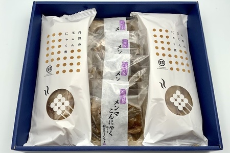 【玉こんにゃく煮】2袋と【メンマこんにゃく煮】4袋　詰合せ　0004-2402