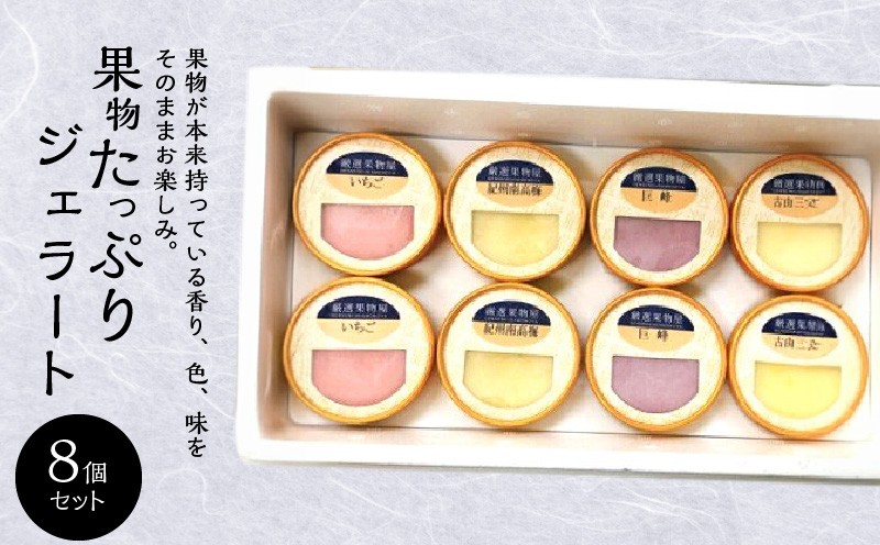 
AV6002n_果物たっぷり ジェラート 8個 セット
