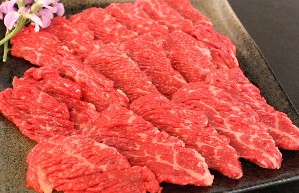 
【3ヶ月定期便】【GI認証】くまもと あか牛 ロース 焼肉用 約500g×3回 合計約1.5kg 肉 お肉 牛肉
