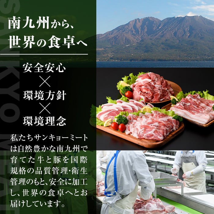 isa575 ＜訳あり＞九州産豚ロースしゃぶしゃぶセット(合計1.8kg・300g×6P)【サンキョーミート株式会社】