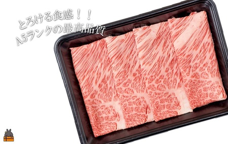 A5ランク THE鹿児島黒毛和牛霜降りすき焼き 400g（200g×2） ( 鹿児島黒毛和牛 A5 牛肉 ビーフ 贅沢 極上 こだわり プレミアム 徳之島 鹿児島 美味しい 赤身 脂身 カミチク しゃ