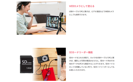 【訳あり/再生品】業務用 800万画素 デジタルカメラ F3DCAF-01-AYASE コンパクト デジカメ 整備済み 軽量 動画撮影