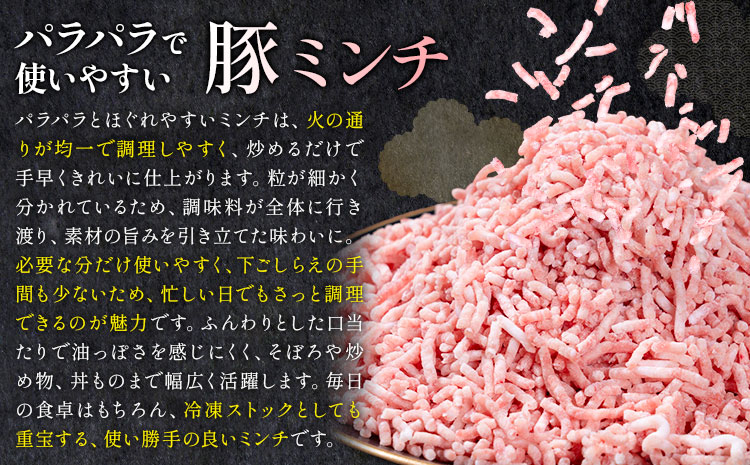 【隔月定期便3回】鹿児島 うんまか 豚ミンチ 計3kg (500g×6P) 株式会社寺師《お申し込みの翌月から出荷》鹿児島県 さつま町 豚肉 ミンチ 肉---stm-trs-20-ev2mo3---
