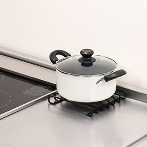 KAKUBO 鍋敷き 燕三条 角棒 ブラック 耐荷重 20kg 【011S322】