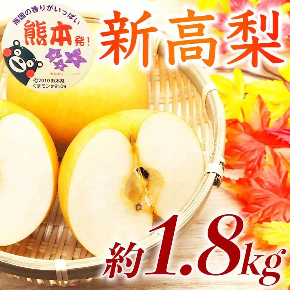 先行予約 新高梨 約1.8㎏ (5～8玉)【2026年9月上旬～2026年10月上旬発送予定】