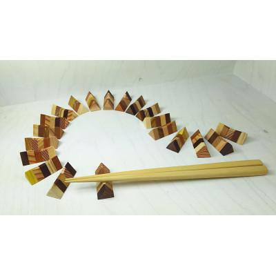 ふるさと納税 日南町 寄木の箸置き |  | 02