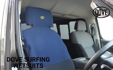 シートカバー ブラック×ネイビー 車用品 カバー