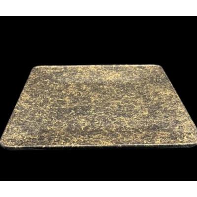 ふるさと納税 海南市 角プレートL　乱糸(マット仕上げ)漆黒 |  | 01