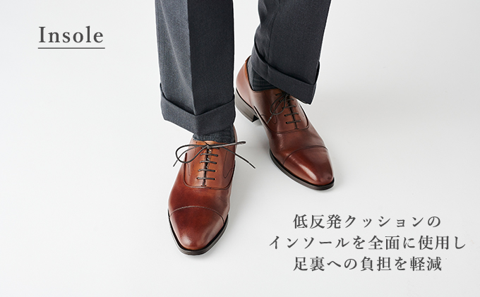 YAMATOism ヤマトイズム 牛革ビジネスシューズ 紳士靴 YAP100（ブラウン）26.5cm【ファッション・靴・シューズ・革製品・革靴】 光沢感