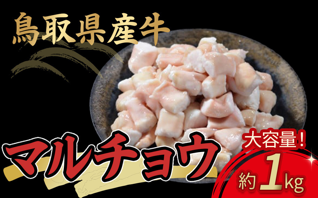 
鳥取県産牛 マル腸 1kg 国産 牛肉 マルチョウ ホルモン 肉 県産牛 鍋 焼肉 炒め物 もつ 鳥取県 倉吉市
