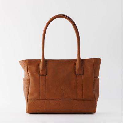ふるさと納税 墨田区 azzuni馬革A4トートバッグ《S capa》ブラウン　AZ082