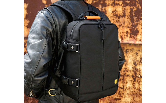 シンプルワーキングベース ＜ワイド＞　バンナイズ バリスティック ナイロン ブラック  リュック バックパック 耐久性 大容量