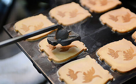 鵜飼せんべい 24枚 和菓子 お菓子 おやつ 国産小麦 岐阜市/長良園[ANAK009]