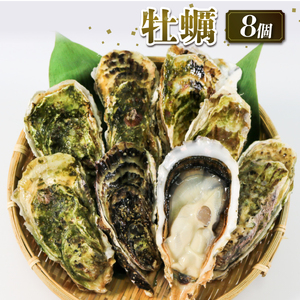 牡蠣 8個 殻付き 冷凍 生食用 かき 牡蠣 カキ  オイスター oyster アヒージョ バーベキュー BBQ フライ 揚げ物 ごはん 夕飯 おかず おつまみ 晩酌 米 丼 海産物 海鮮 魚介 魚介類 贈答品 お中元 大船渡 三陸 岩手県 国産