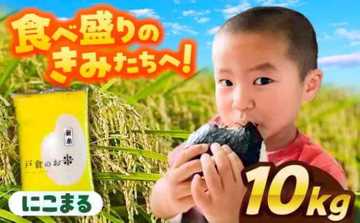 【先行予約/10月より順発送】 【令和7年度産 新米 】 にこまる 白米 10kg お米 ご飯  愛西市 / 戸倉トラクター 【配達不可：離島】 [AECS056]