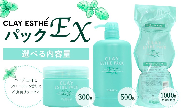
                  トリートメント クレイエステ パック EX 300g 500g 1000g 選べる 内容量 《30日以内に出荷予定(土日祝除く)》茨城県 結城市 化粧品 ヘアケア トリートメント ミント スカルプ ヘアエステ クレイ 詰め替え用 ケア用品 ヘア 美容【配送不可地域あり】
                