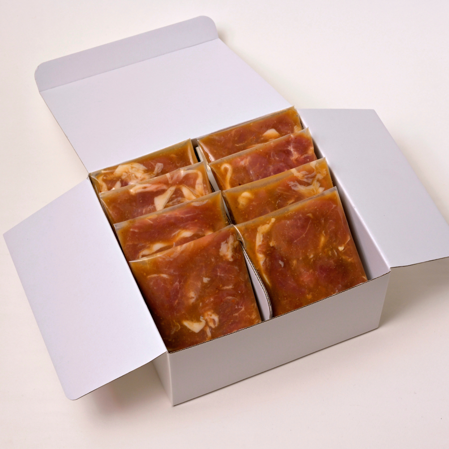 ＜信濃ハム＞信州味噌に漬け込んだ焼肉みそ風味8食分セット130g×8袋