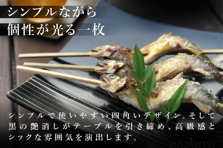 吹上皿 渕銀 コレクション 大 日本製 おしゃれ モダン プレート 角 涼風 