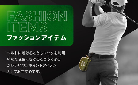【ルーツゴルフ】ルーツストーリー ボールポーチ［グリーン］(ゴルフ ゴルフ用品 ゴルフアイテム ゴルフクラブ) ［ 京都 ゴルフ ブランド 世の中で一番飛ぶクラブを作りたい 飛距離 スコア 人気 おす