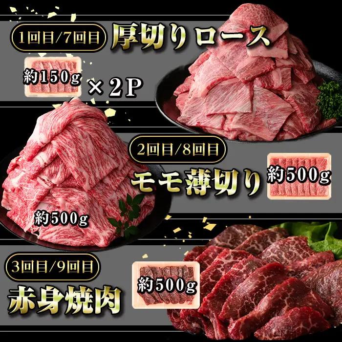 【12回定期便】鹿児島黒牛 堪能セット(全6種・合計5.6kg) 牛肉【新村畜産】G01004
