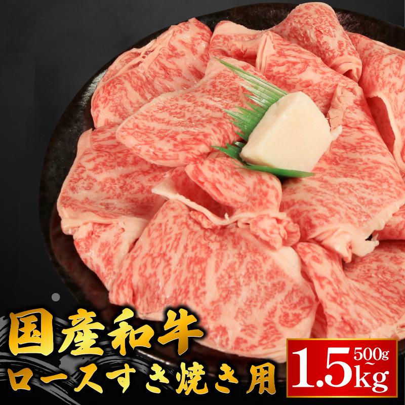 
            国産和牛 特選ローススライス すき焼き用 冷凍 小分けパック 選べる容量 500g 1kg 1.5kg 高級牛肉 霜降り牛肉 旨み広がる しゃぶしゃぶ 焼肉 お取り寄せグルメ ギフト 贈答用 プレゼント 人気商品 送料無料 徳島県 吉野川市
          