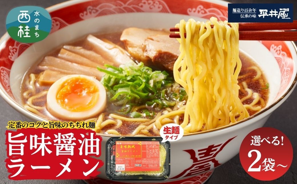 
            [訳あり］旨味醤油ラーメン 選べる 【2人前～20人前】 富士山麓の水で練り上げたおいしいラーメン 旨味の効いたスープ付 ／ セット 拉麺 ちぢれ麺 送料無料 山梨県 特産品【n0629_hir】
          