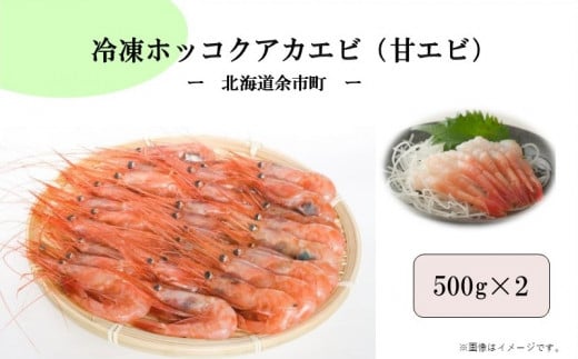 
冷凍ホッコクアカエビ（甘エビ）500ｇ×2
